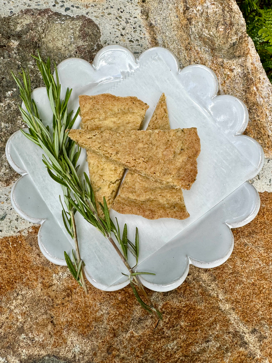 Gluten Free Rosemary Thyme Shortbread