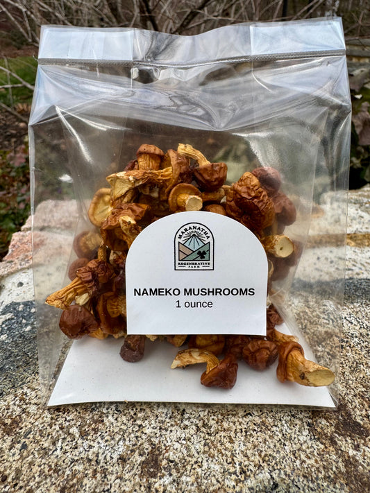 Dehydrated Nameko Mushrooms