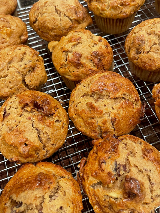 Paw Paw Date Pecan Muffins