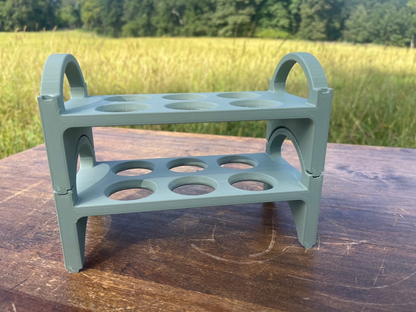 3D Printed Egg Tray - Sage Green