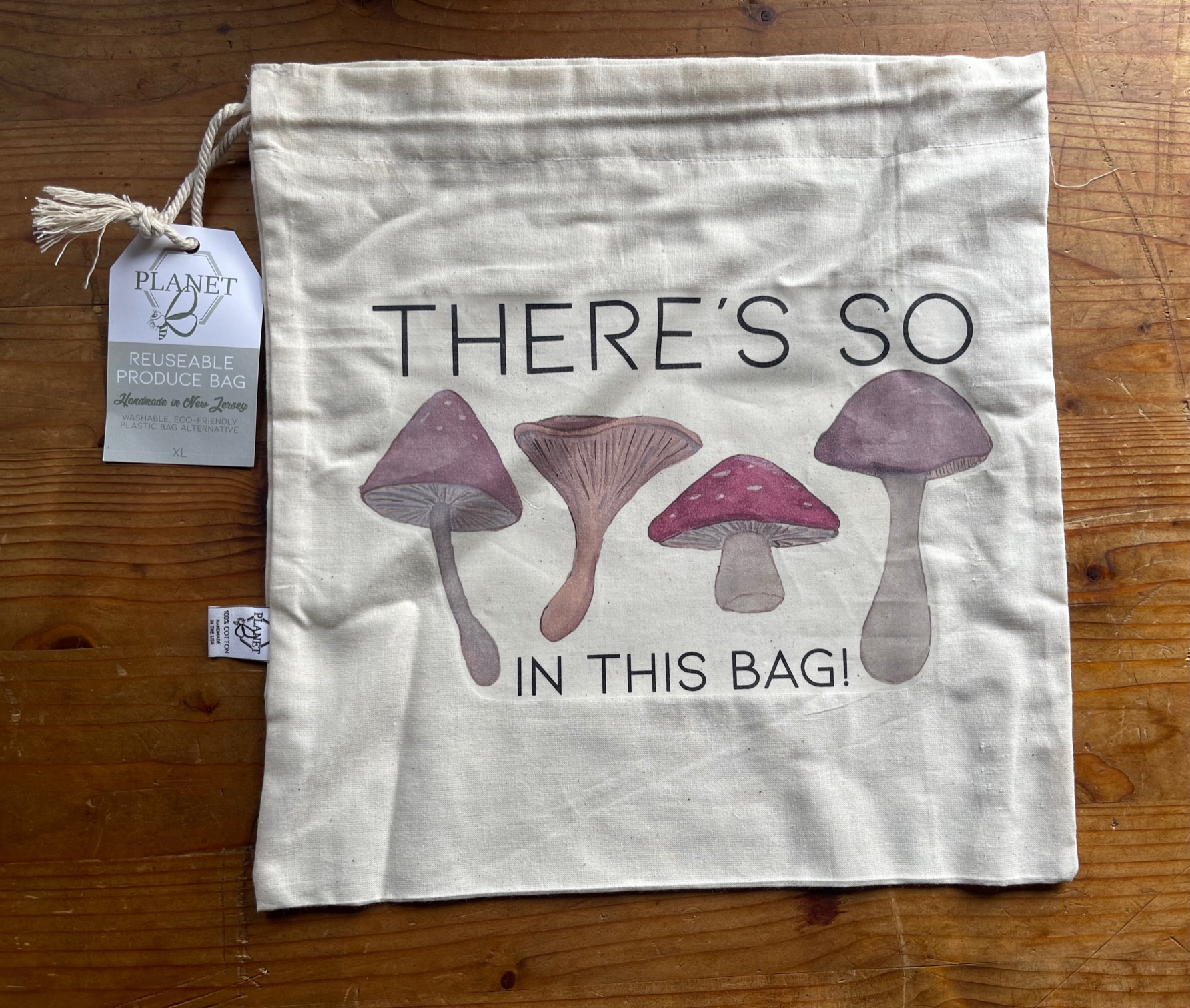 Reusable Produce Bag -  XL There's so mushroom in this bag