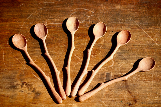 Wooden Branch Spoons