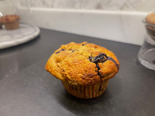 Gluten Free Blueberry Lemon Muffin